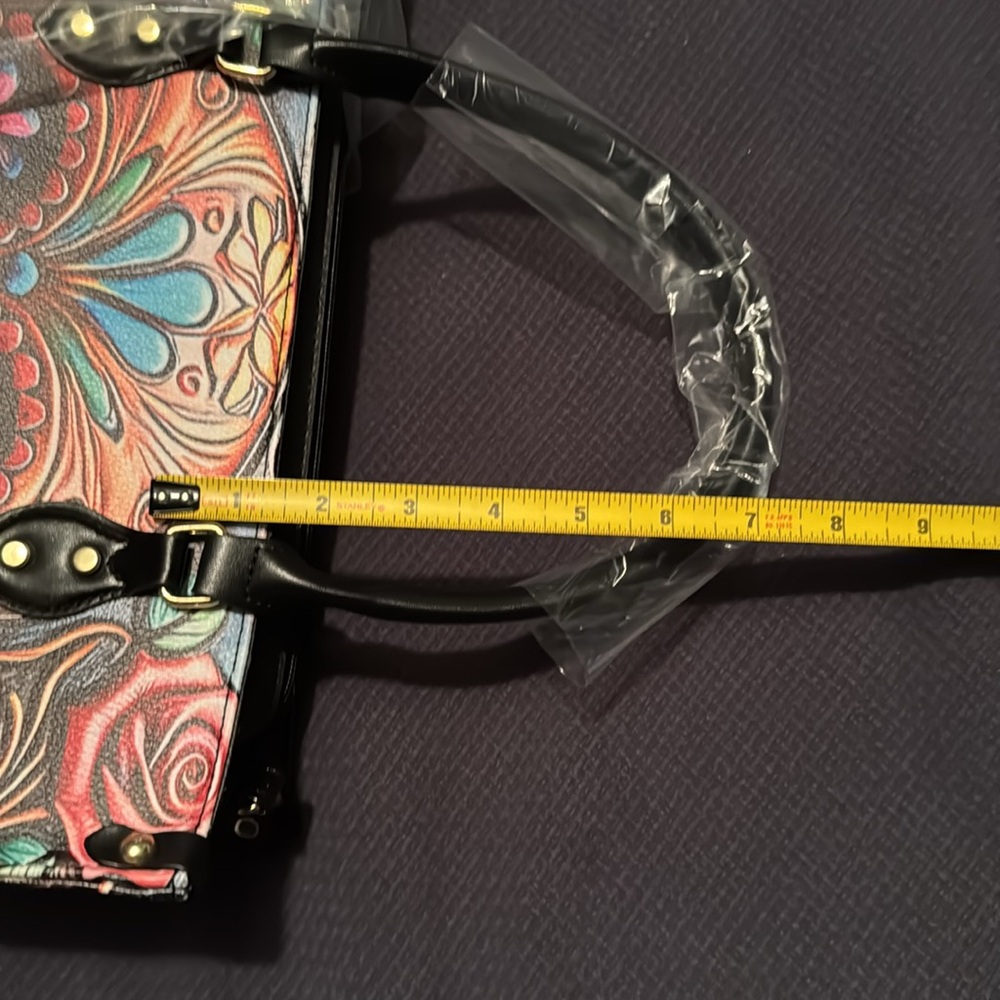 Brand new in bag Colorful Skull and Roses Women's Bag - Picture 11 of 11